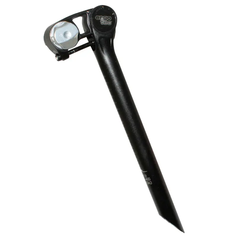 Tige de selle route-vtt Ergotec futura reglable -10-+50MM alu noir diam. 27,2 L400MM (homologue niveau 4)