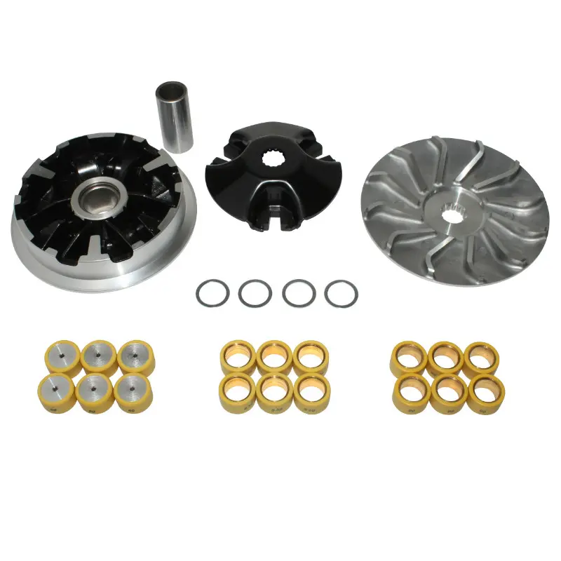 Variator Maxiscooter P2R High Performance Yamaha 125 XMAX 2006-2020, Majesty, Xcity - MBK 125 Skycruiser, Skyliner, Cityliner mit festem Backen + 3 Rollensätze 8-8,5-9G