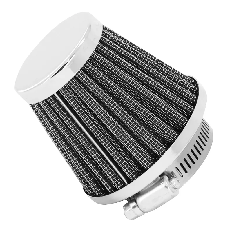 Filtre à air Top Performances chrome fixation droite diamètre 39 mm