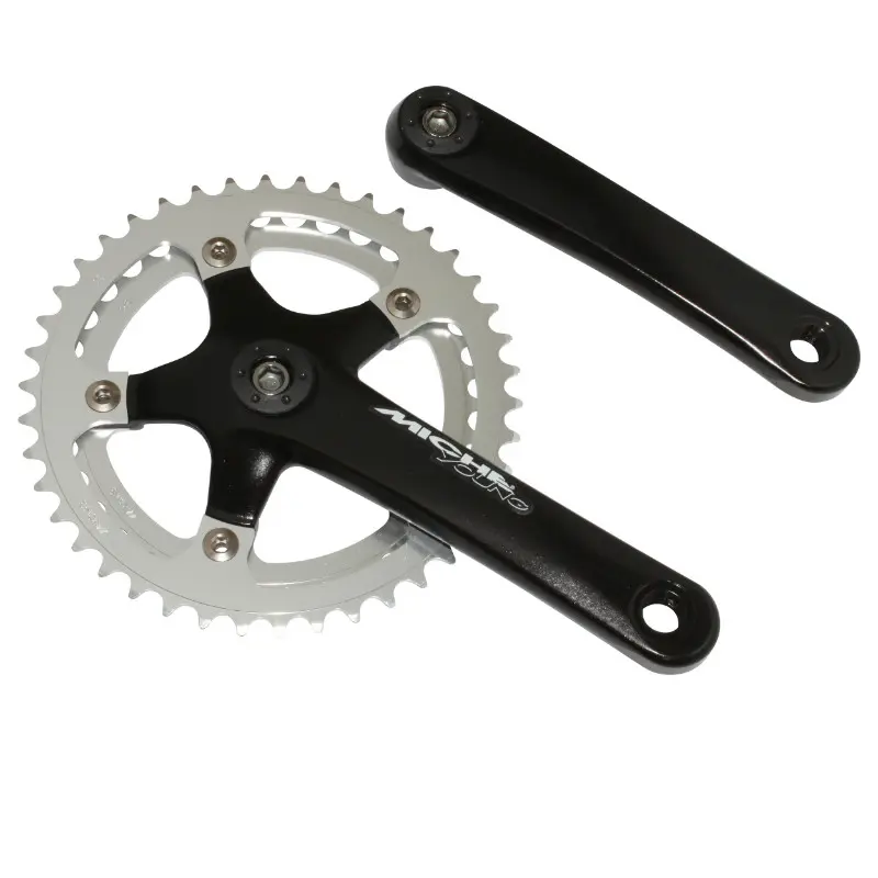 Kurbelgarnitur Rennrad Miche 9-10V Alu 155 mm 42-36 (Vierkantachse 107 mm)