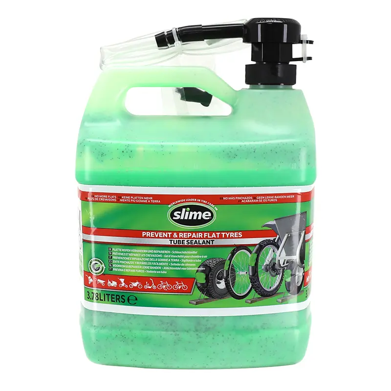 Slime Préventif anti-crevaison pour chambre à air 3,8 L avec pompe doseuse