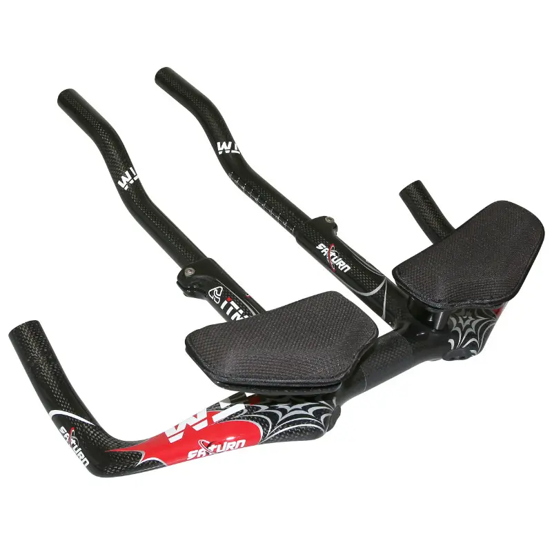 Cintre contre la montre avec prolongateur ITM Saturn carbone noir 31,8
