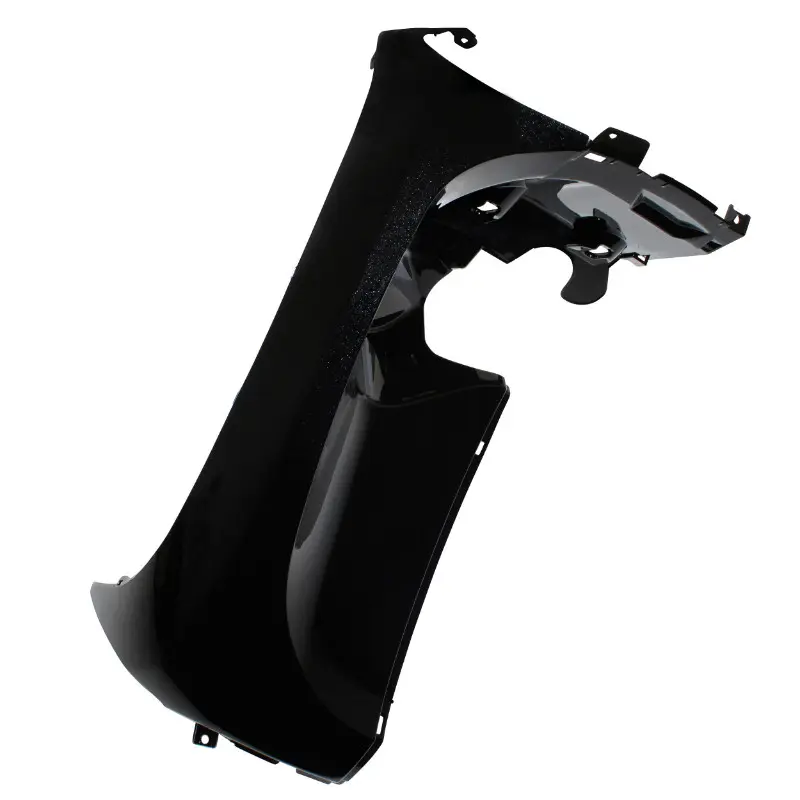 Verkleidung Frontschürze Roller adaptierbar MBK 50 Ovetto 2008+ Yamaha 50 Neos 2008+ hochglanz schwarz rechts P2R