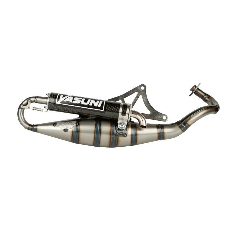 Yasuni R Auspufftopf lackiert für MBK 50 Nitro, ovetto-yamaha 50 Aerox, Neo's-Malaguti 50 F12-Aprilia 50 SR (Schalldämpfer Carbon) -TUB902C