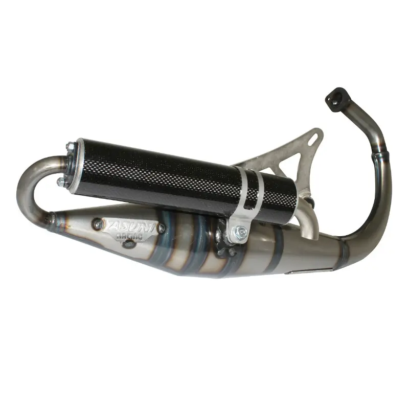 Yasuni Z Lackierter Auspuff für MBK 50 Booster, Yamaha 50 BWS, Stunt - Kohlefaser-Schalldämpfer TUB306C