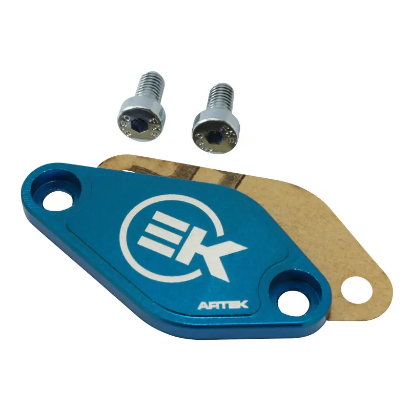 Obturateur pompe à huile 50 à boîte Artek pour Minarelli 50 AM6-Derbi 50 Senda GPR bleu