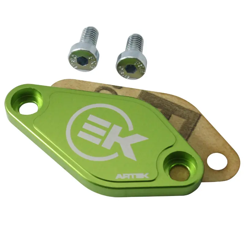 Obturateur pompe à huile 50 boîte Artek pour Minarelli 50 AM6 Derbi 50 Senda GPR vert monster