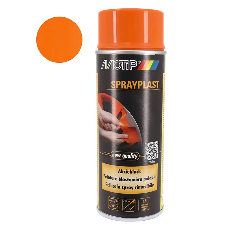 Bombe de peinture Motip Sprayplast orange brillant 400 ml (396564)