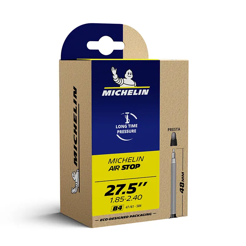 Chambre a air velo 27.5 x 1.90-2.50 Michelin B4 valve presta 40MM (48-62X584)