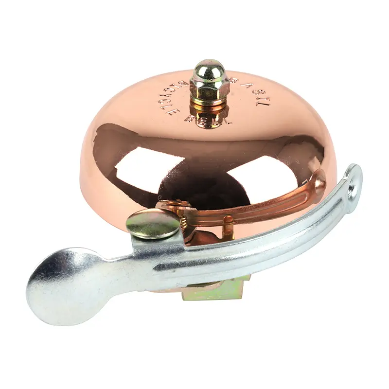 Sonnette timbre Basil vélo trottinette Portland cuivre Ø 55 mm fixation 22,2-25,4 mm