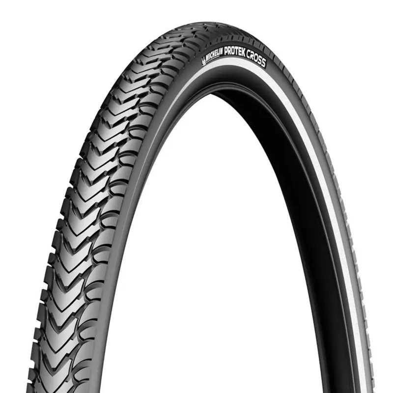 Pneu VTT 26 x 1.60 Michelin Protek Cross noir TR flanc réflex (42-559)