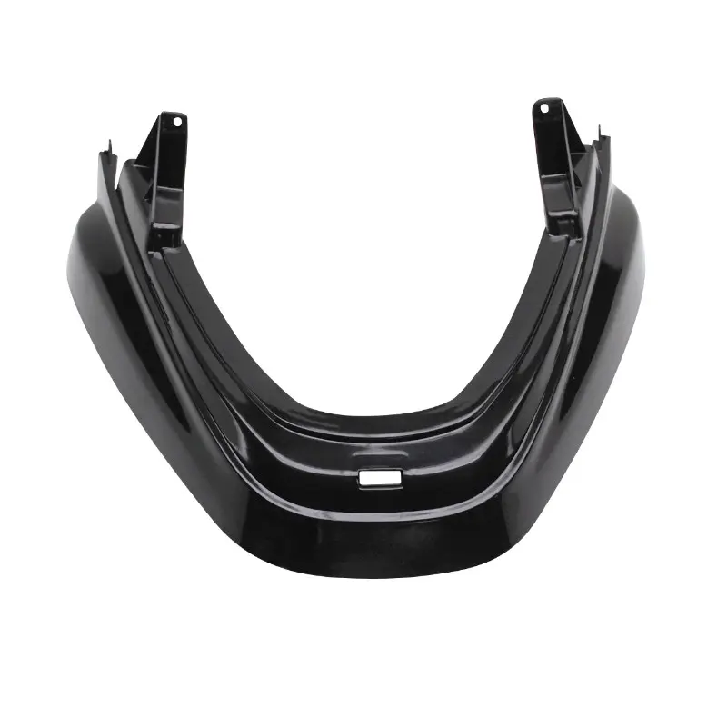 Spoiler tablier avant scooter adaptable MBK 50 Booster 1999-2003 / Yamaha 50 BWS 1999-2003 noir brillant P2R