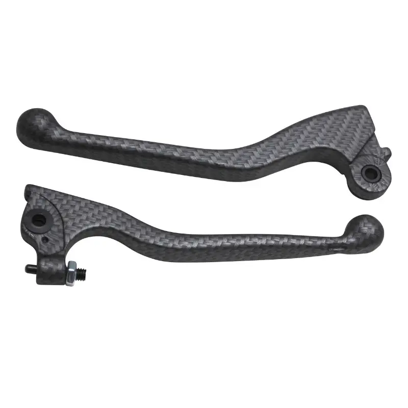 Levier de frein Vicma adaptable Derbi 50 Senda DRD, Senda R 1994-2001, SM X-Treme 2002-2008, Beta 50 RR 2000-2008, AJP carbone (paire)