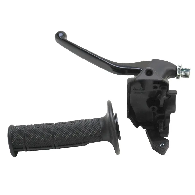 Poignée-levier d'embrayage Domino 50 à boîte adaptable Peugeot 50 XP6 2003+ noir