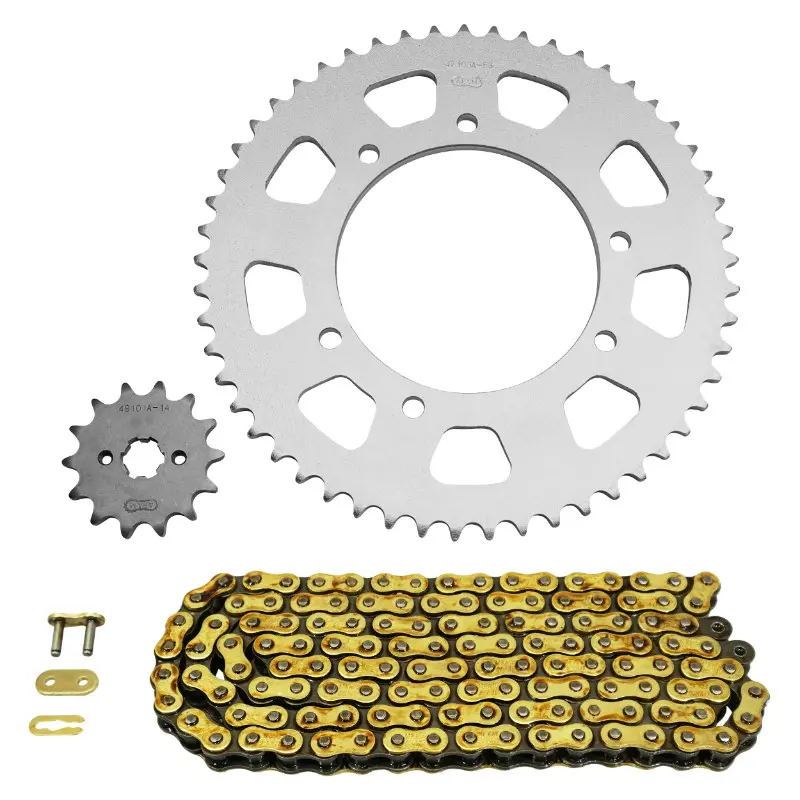 Kit chaîne AFAM adaptable Derbi 50 Senda DRD X-Treme 2002-2005, X-Race 2004-2005, SM SM1 2000-2001 420 14x53