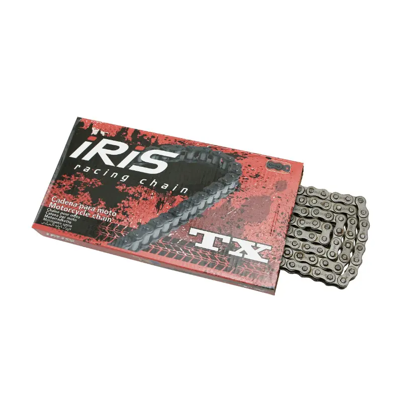 Motorradkette 428 Iris TX Standard schwarz 122 Glieder