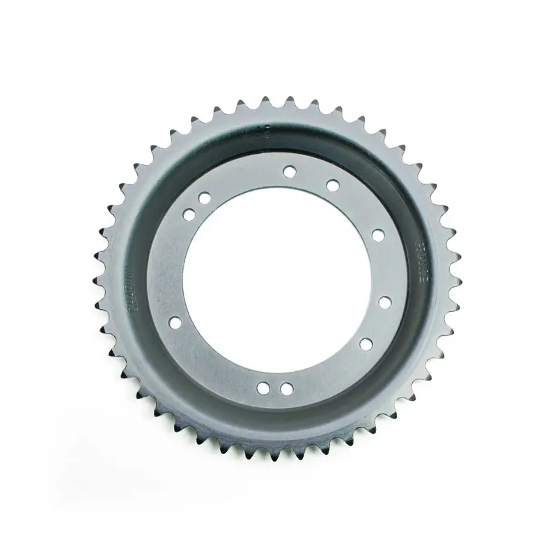 Couronne adaptable Peugeot 103 roue alu Grimeca 45 DTS alésage 98 mm 10 trous