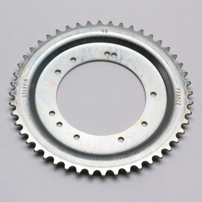 Couronne cyclo adaptable MBK 51 roue alu Grimeca 48 DTS alésage 98 mm 10 trous