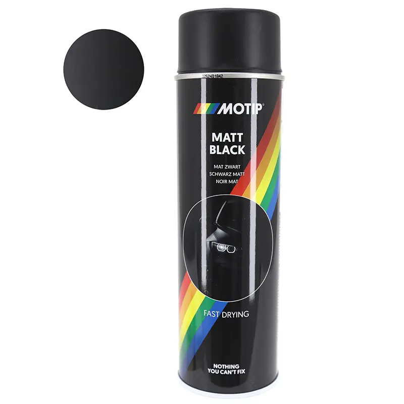 Lack Klarlack Motip Lackdo schwarz matt 500 ml
