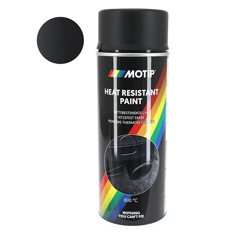 Sprühdose Motip Pro Hochtemperatur 800 schwarz Sprühlack 400 ml (04031)