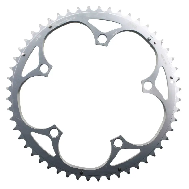 Plateau route 5BRA d.135 Miche 52DTS exterieur pour campagnolo argent (axe carre) 9-10V.