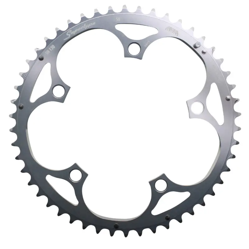 Rennrad-Kettenblatt 5BRA d.130 Miche 50DTS außen Typ Shimano silber 9-10G. (Sonderangebot)