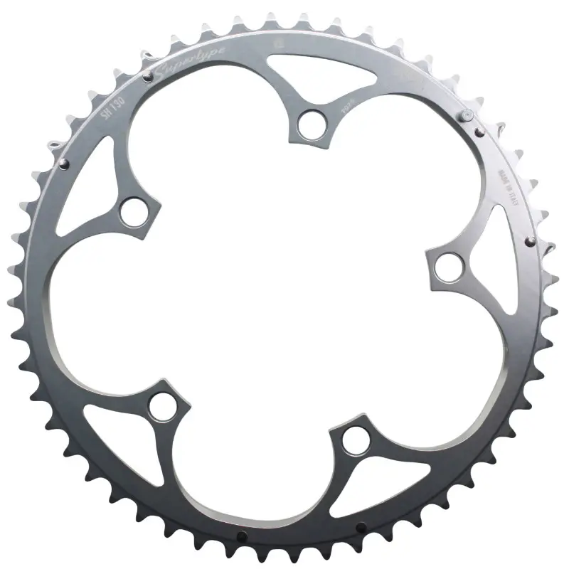 Miche 5BRA 公路牙盘 d.130 52DTS 外置式 shimano 银色 9-10速。