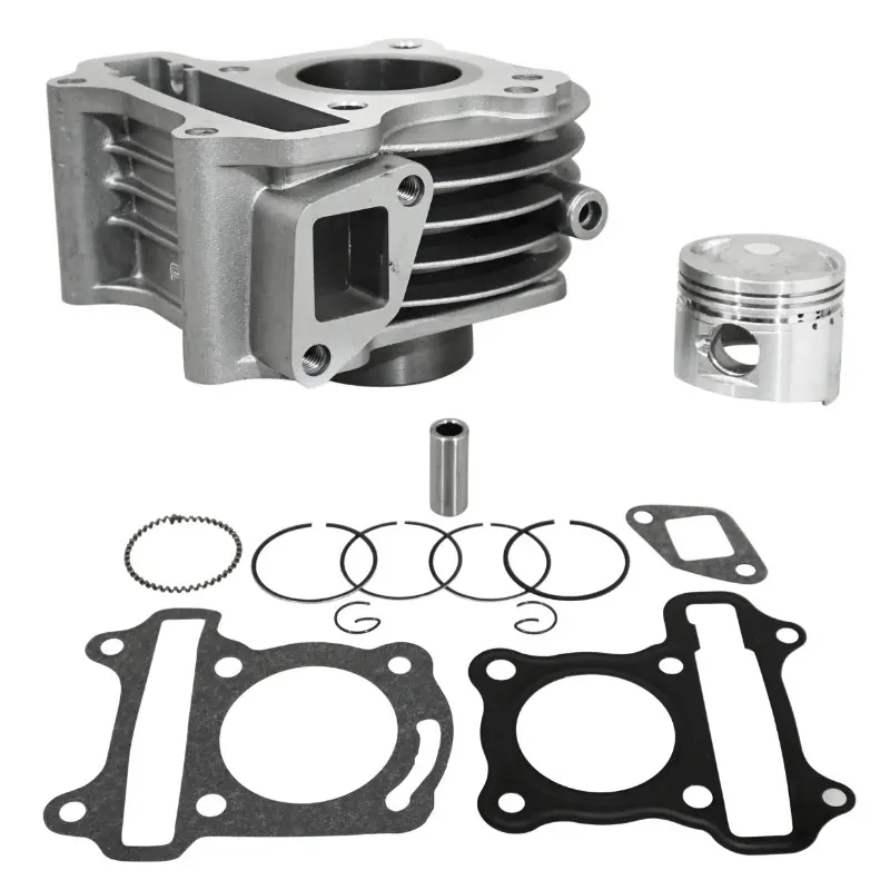 Cilinder scoot adaptief scoot 50 Chinees 4T GY6,139qmb-baotian 50 BT49QT 4T-KYMCO 50 agility 4T-PEUGEOT 50 v-clic 4T-SYM 50 orbit 4T (zuigerpen 13 MM) -P2R gietijzer