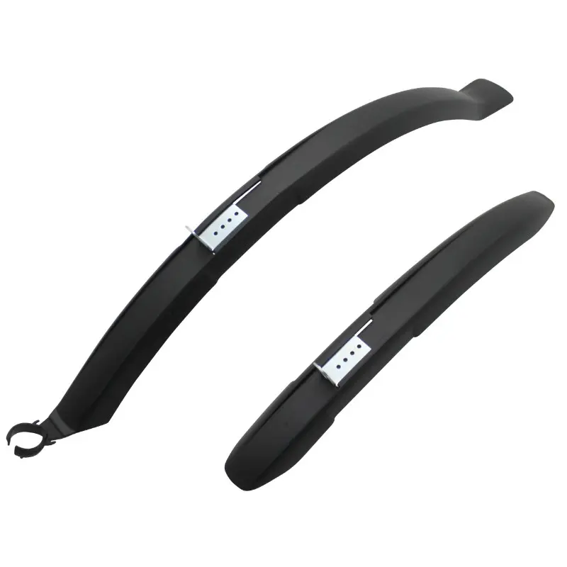 Garde-boue VTT avant et arrière 26"-27,5"-28" Nevada noir Polisport pour frein V-Brake (paire)
