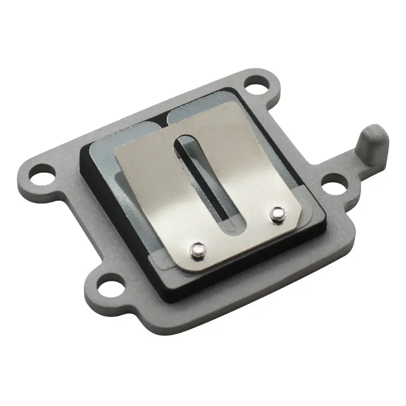 Clapet Replay fibre pour MBK 50 Booster, Stunt - Yamaha 50 BWS avec slider support alu