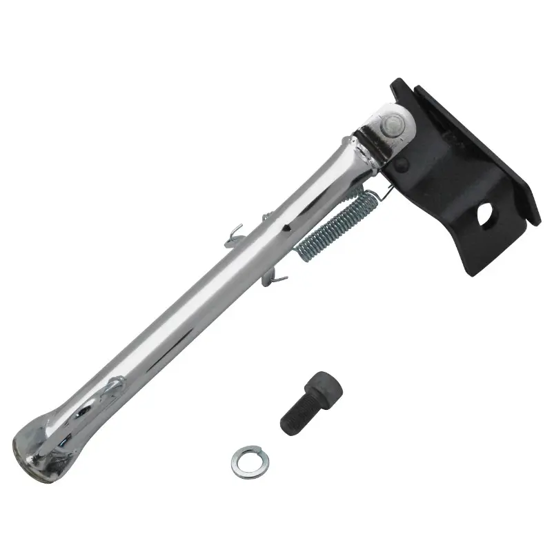 Béquille latérale adaptable MBK 50 Nitro - Yamaha 50 Aerox chromée