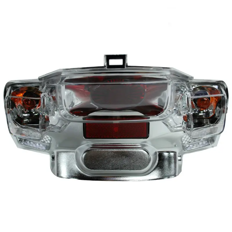 MBK 50 Booster NG Yamaha 50 Bump 호환 화이트 방향지시등 일체형 리어 테일램프 REPLAY