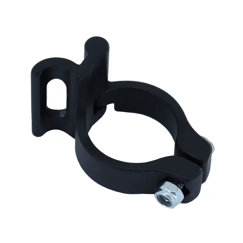 Collier dérailleur avant NEWTON aluminium noir diamètre 28,6 mm