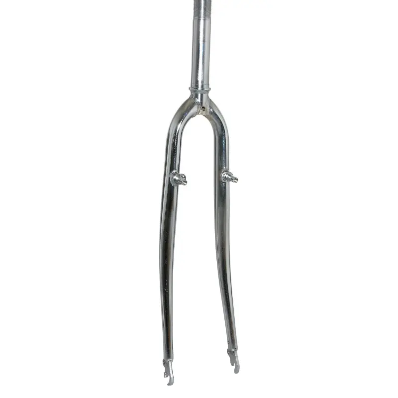 VTC Gabel 700X35 starre gebogene Stahl-Chromgabel mit Gewindeschwenkbacken (255-160MM) 1"-22,2 Innenkonus 26.4MM
