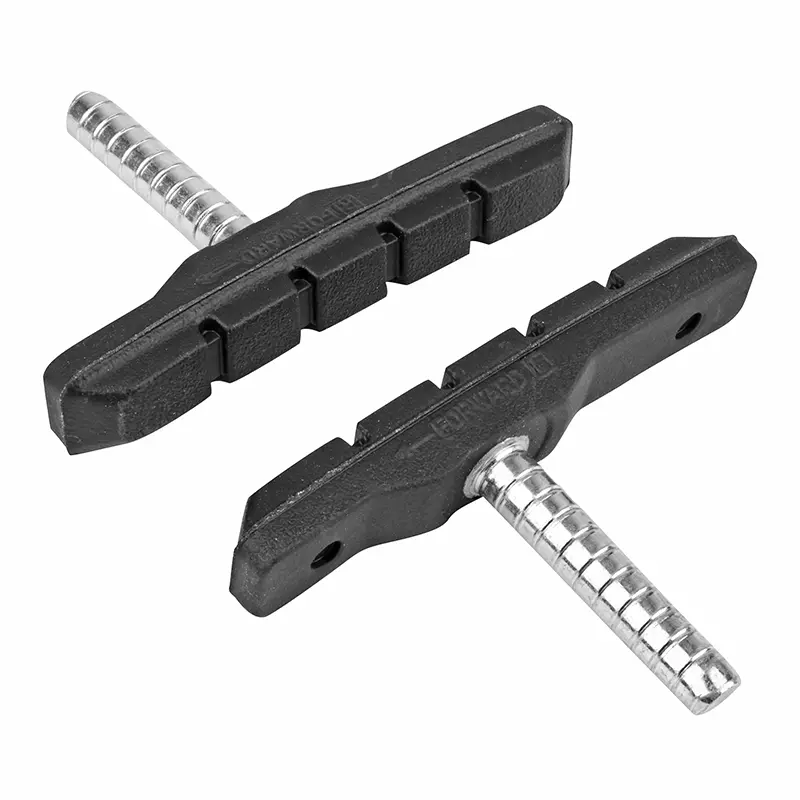 Porte-patin frein VTT à tige déportée Newton 72 mm noir (2 paires)