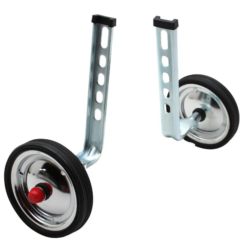 Stabilisateur vélo Newton roue acier chromé 12-20" (paire)