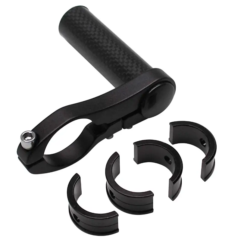 Computer- und Beleuchtungs-Halter Alu/Carbon Befestigung Lenker 25,8-31,8MM (Breite 70MM und Durchmesser 25MM)