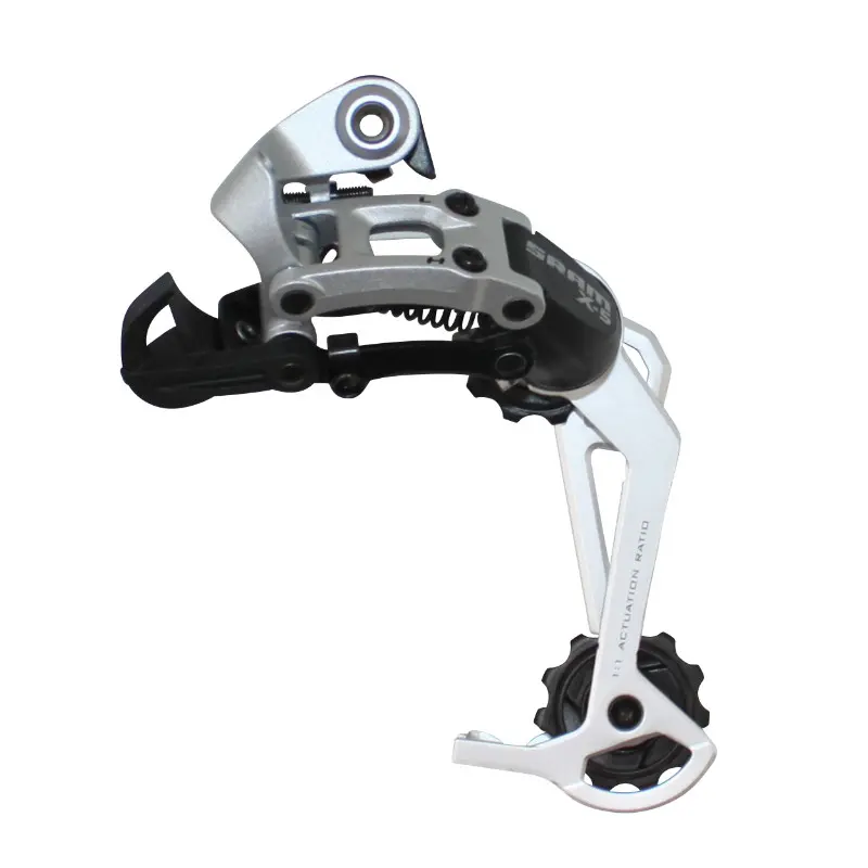 Dérailleur VTT arrière SRAM X5 8-9V chape longue argent
