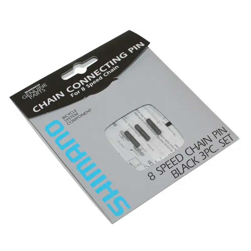 Shimano 7-8V 자전거 체인 커넥터 (핀-전구형) - 3개 블리스터 팩