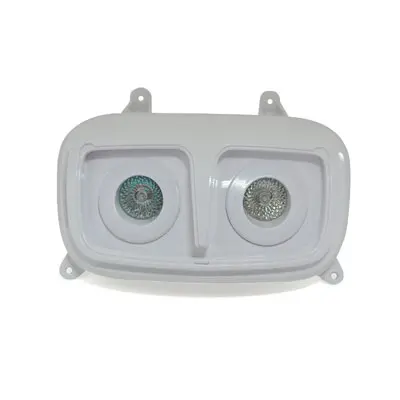 Double optique Replay 2X20W pour MBK 50 Booster 2004+ et Yamaha 50 BWS 2004+ blanc