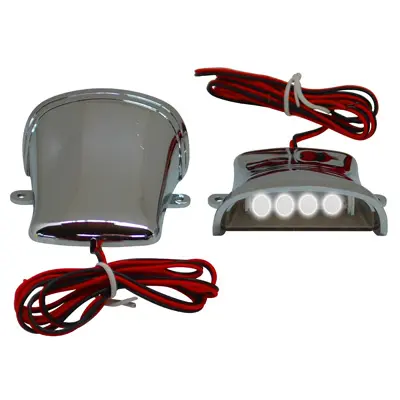 Deko-Beleuchtung Replay Unter Cockpit Chrom weiße LEDs (L 58MM - H 27MM - L 60MM) (das Paar) **