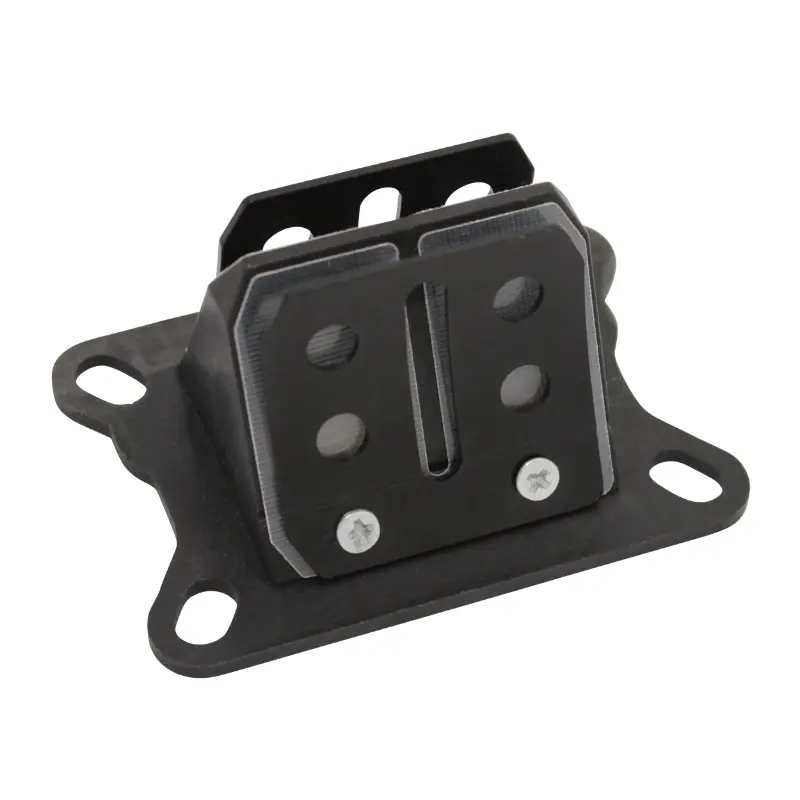 Clapet 50 a boite fibre pour minarelli 50 AM6-DERBI 50 senda, gpr-mbk 50 x-power-yamaha 50 tzr-peugeot 50 xps-rieju 50 RS1, smx-gilera 50 SMT, rcr-aprilia 50 RS (support resine) -P2R