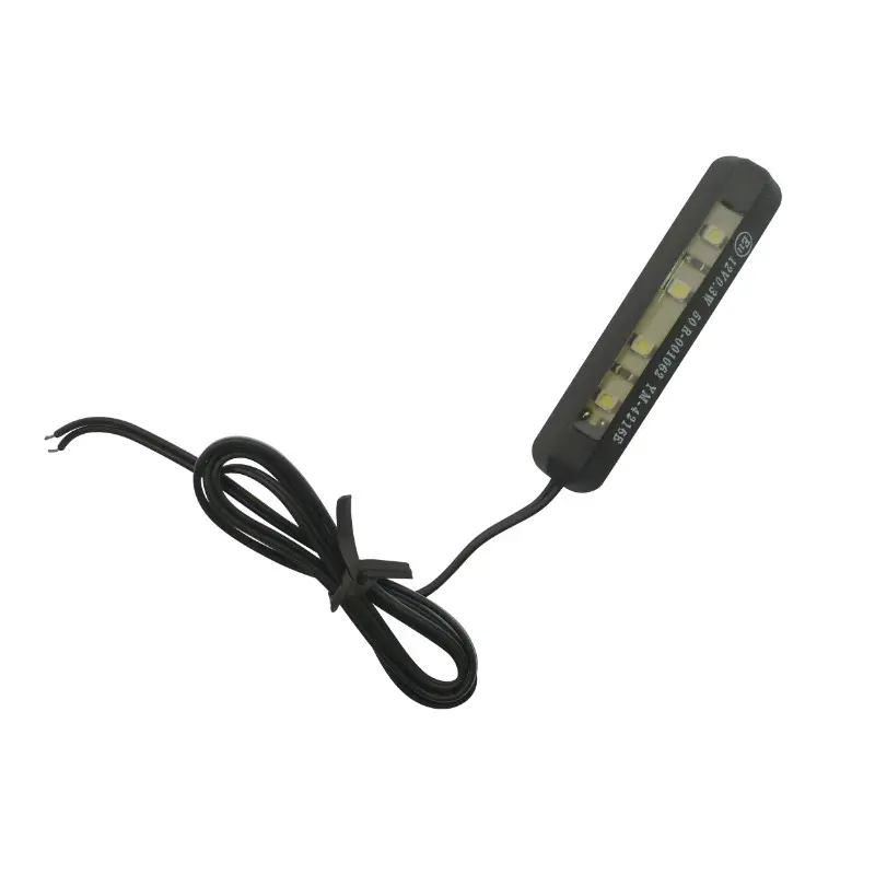 Kennzeichenbeleuchtung Replay Leiste 4 LEDs schwarz (L 60MM - H 13MM - B 5MM)