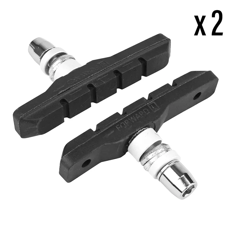 Porte-patin frein VTT V-brake à vis déporté Newton 72 mm noir (2 paires)