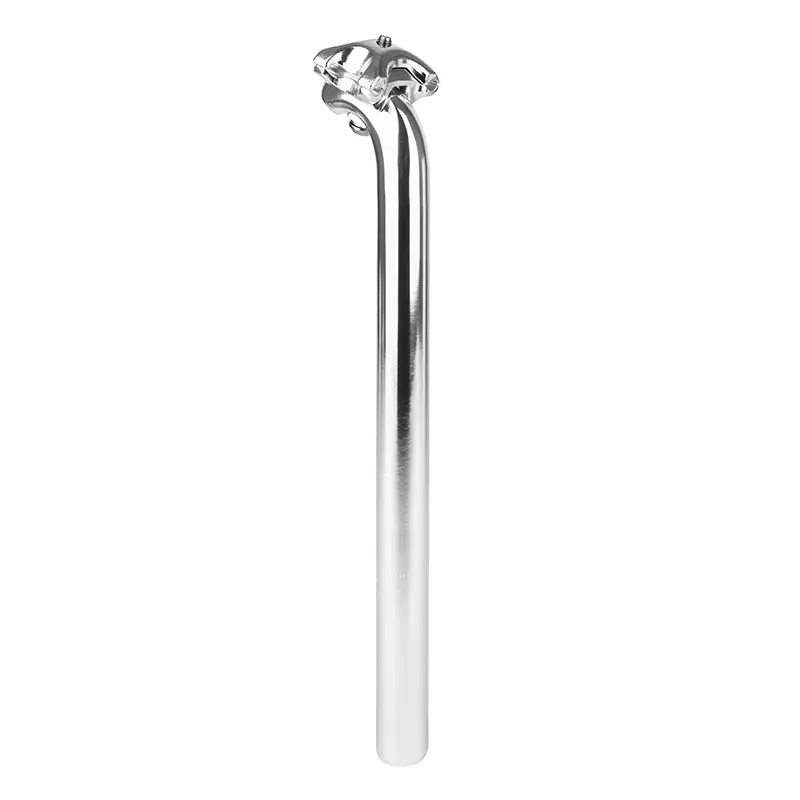 Tige de selle VTT Newton mono alu argent diam 29,6 L350MM