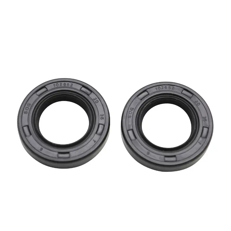 Joint spi embiellage 50 à boîte adaptable Derbi 50 Senda, GPR-Gilera 50 SMT, RCR-Aprilia 50 RX (moteur Derbi Euro 2, Euro 3) NBR nitrile 20x35x7 mm (paire)