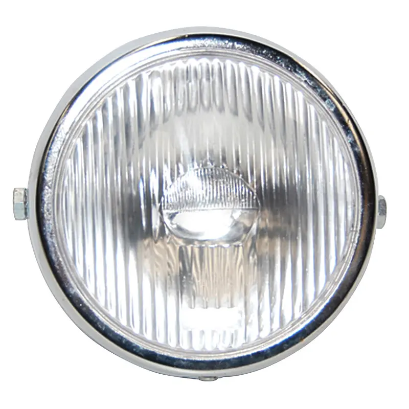 Phare-projecteur optique cyclo adaptable Peugeot 103 - MBK 51 rond diamètre 130 mm chrome Sélection P2R