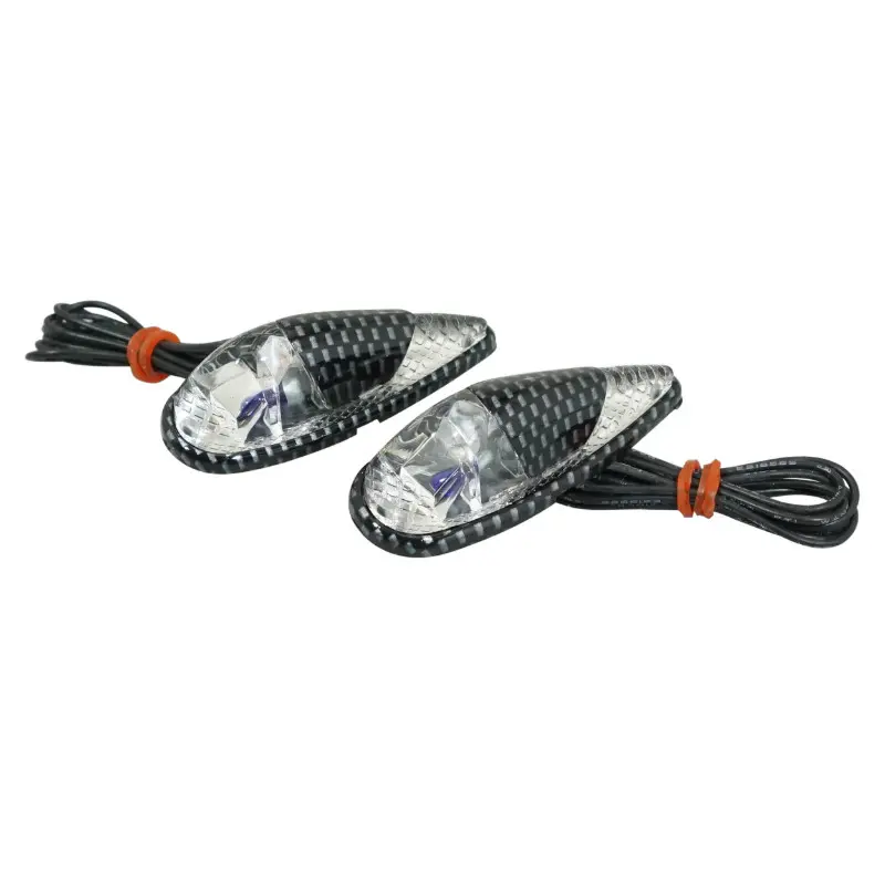 Eclairage deco Replay goutte d'eau fender transparent-carbone ampoule bleu (l 62MM - h 23MM - l 18MM) (paire) **