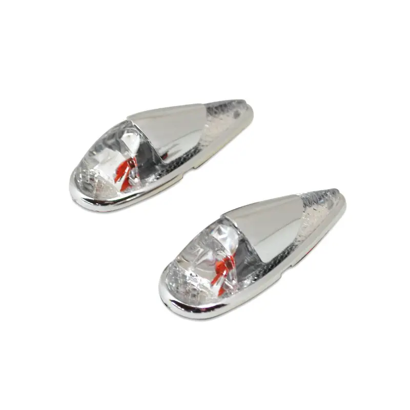 Éclairage déco Replay goutte d'eau fender transparent-chrome ampoule orange (L 61 mm - H 22 mm - L 18 mm) paire