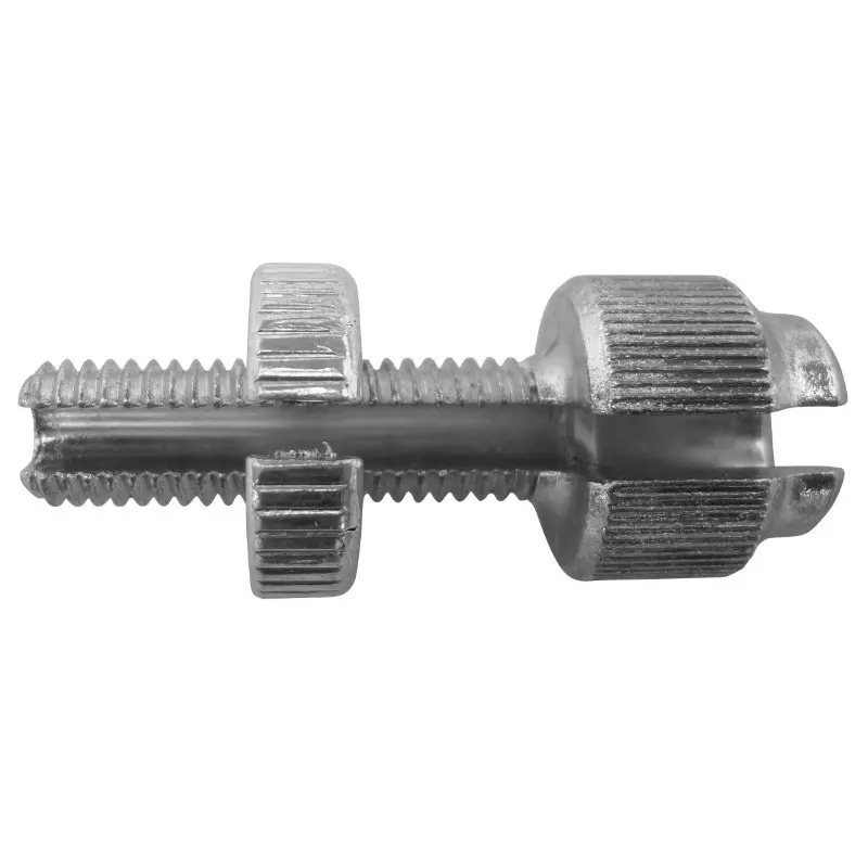 M7 قطر سائیکلو کیبل ٹینشنر ہولو بولٹ - لمبائی 25MM - اندرونی قطر 7MM فینڈڈ کیبل ہاؤسنگ کے لیے زنک پلیٹڈ سٹیل (یونٹ فروخت) -سیلیکشن P2R